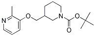 3-(2-Methyl-pyridin-3-yloxymethyl)-piperidine-1-carboxylic acid tert-butyl ester Struktur