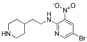 (5-Bromo-3-nitro-pyridin-2-yl)-(2-piperidin-4-yl-ethyl)-amine Struktur