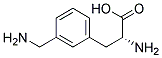 (2R)-2-amino-3-[3-(aminomethyl)phenyl]propanoic acid Struktur