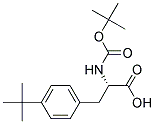 (2S)-2-[(tert-butoxycarbonyl)amino]-3-(4-tert-butylphenyl)propanoic acid Struktur