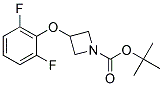 3-(2,6-Difluoro-phenoxy)-azetidine-1-carboxylic acid tert-butyl ester Struktur