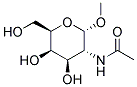 Methyl 2-Acetamido-2-deoxy-alpha-D-galactopyranoside Struktur