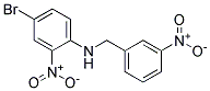 (4-Bromo-2-nitro-phenyl)-(3-nitro-benzyl)-amine Struktur