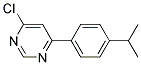 4-Chloro-6-(4-isopropyl-phenyl)-pyrimidine Struktur