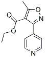 ethyl 5-methyl-3-pyridin-4-ylisoxazole-4-carboxylate Struktur