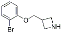 3-(2-Bromo-phenoxymethyl)-azetidine Struktur