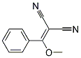 [methoxy(phenyl)methylidene]propanedinitrile Struktur