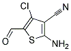 5-AMINO-4-CYANO-3-CHLOROTHIOPHEN-2-FORMALDEHYDE Struktur