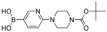 4-TERT-BUTOXYCARBONYL-PIPERAZINYL-PYRIDINE-5-BORONIC ACID Struktur