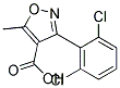 3-(2,6-Dichlorphenyl)-5-Methyl-Isoxazol-4-Carboxylic Acid Struktur