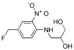 4-(2,3-Dihydroxypropylamino)-3-nitrobenzofluoride Struktur