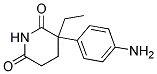 (+/-)-3-(P-AMINOPHENYL)-3-ETHYL-2,6-PIPERIDINEDIONE Struktur