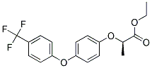 (R)-(+)-ETHYL2-(P-(P-(TRIFLUOROMETHYL)PHENOXY)PHENOXY)PROPIONATE Struktur