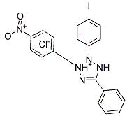 3-(P-IODOPHENYL)-2-(P-NITROPHENYL)-5-PHENYL-2H-TETRAZOLIUMCHLORIDE Struktur