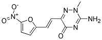 3-AMINO-2-METHYL-6-(2-(5-NITRO-2-FURYL)VINYL)-1,2,4-TRIAZIN-5(2H)-ONE Struktur