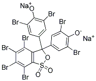 3',3'',4,5,5',5'',6,7-OCTABROMOPHENOLSULFONEPHTHALEINDISODIUMSALT Struktur