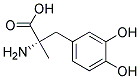 3,4-DIHYDROXY-A-METHYL-L-PHENYLALANINE Struktur