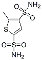 5-METHYL-2,4-THIOPHENEDISULFONAMIDE Struktur