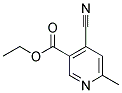 ETHYL4-CYANO-6-METHYL-3-PYRIDINECARBOXYLATE Struktur