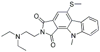 N-(2-(DIETHYLAMINO)ETHYL)-9-METHYL-4-METHYLTHIO-1,2-CARBAZOLEDICARBOXIMIDE Struktur