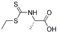 N-(ETHYLTHIO)THIOCARBONYL-L-ALANINE Struktur