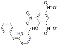 N-(4-METHYLTETRAHYDRO-1,3-THIAZIN-2-YLIDENE)ANILINEPICRATE Struktur