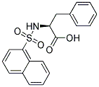 N-(1-NAPHTHYLSULFONYL)-L-PHENYLALANINE Struktur