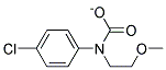 P-CHLOROPHENYL(2-METHOXYETHYL)CARBAMATE Struktur