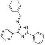 N-BENZYLIDENE-2,4-DIPHENYL-5-OXAZOLAMINE Struktur