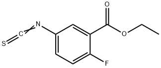 3-Ethoxycarbonyl-4-fluorophenylisothiocyanate Struktur