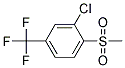 3-Chloro-4-methylsulfonylbenzotrifluoride Struktur