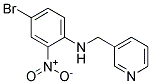 (4-Bromo-2-nitro-phenyl)-pyridin-3-ylmethyl-amine Struktur