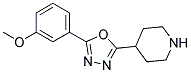 4-[5-(3-methoxyphenyl)-1,3,4-oxadiazol-2-yl]piperidine Struktur