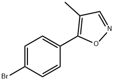 5-(4-bromophenyl)-4-methylisoxazole Struktur