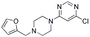 4-Chloro-6-(4-furan-2-ylmethyl-piperazin-1-yl)-pyrimidine Struktur