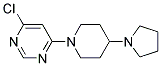 4-Chloro-6-(4-pyrrolidin-1-yl-piperidin-1-yl)-pyrimidine Struktur