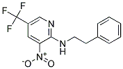 (3-Nitro-5-trifluoromethyl-pyridin-2-yl)-phenethyl-amine Struktur