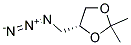 [(4R)-2,2-dimethyl-1,3-dioxolan-4-yl]methyl azide Struktur