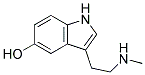 3-[2-(methylamino)ethyl]-1H-indol-5-ol Struktur