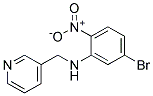 (5-Bromo-2-nitro-phenyl)-pyridin-3-ylmethyl-amine Struktur