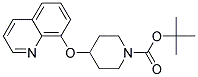 4-(Quinolin-8-yloxy)-piperidine-1-carboxylic acid tert-butyl ester Struktur