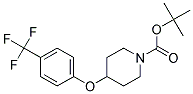 4-(4-Trifluoromethyl-phenoxy)-piperidine-1-carboxylic acid tert-butyl ester Struktur