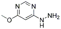 4-hydrazino-6-methoxypyrimidine Struktur