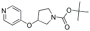 3-(Pyridin-4-yloxy)-pyrrolidine-1-carboxylic acid tert-butyl ester Struktur