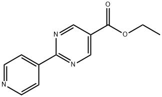 ethyl 2-pyridin-4-ylpyrimidine-5-carboxylate Struktur