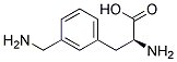 (2S)-2-amino-3-[3-(aminomethyl)phenyl]propanoic acid Struktur