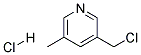 3-(chloromethyl)-5-methylpyridine hydrochloride Struktur