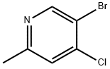 5-BROMO-4-CHLORO-2-PICOLINE Struktur