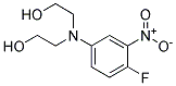 4-Fluoro-3-Nitro-N,N-Bis(Hydroyxethyl) Aniline Struktur