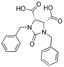 cis-1,3-Dibenzyl-2-Oxo-Imiodazolidine-4,5-Dicarboxylic Acid Struktur